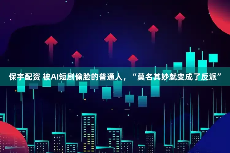 保宇配资 被AI短剧偷脸的普通人，“莫名其妙就变成了反派”